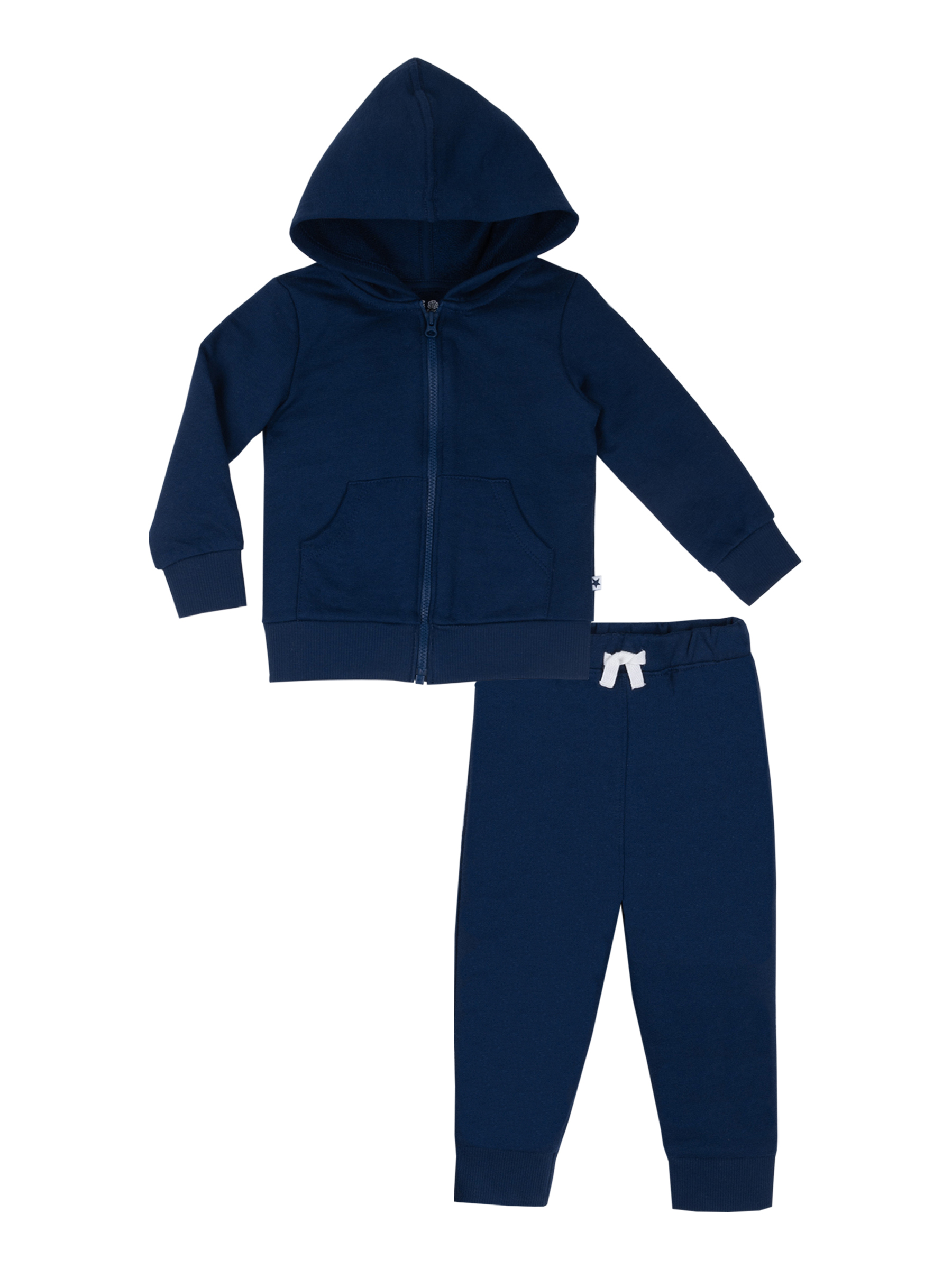 Little Star Organic Toddler Boy 2Pc Jogger Set, Size 9M-5T